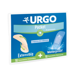 Urgo pocket - 10 pansements extensibles + 10 pansements waterproof