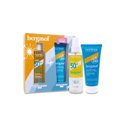 Noreva Coffret eau solaire SPF50+ et lait après-soleil - 2 produits