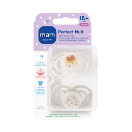 Perfect nuit tendance Sucettes 18 mois et + - lot de 2