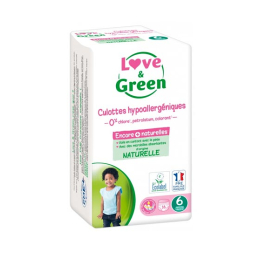 Love & Green Couches Culottes Ecologiques Taille 6 - 16 Culottes