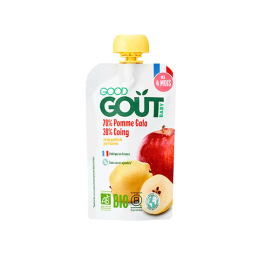 Good Goût Gourde de Fruits BIO Pomme Coing - 120g