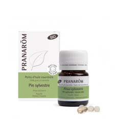 Pranarôm Huile essentielle de Pin sylvestre BIO - 60 perles