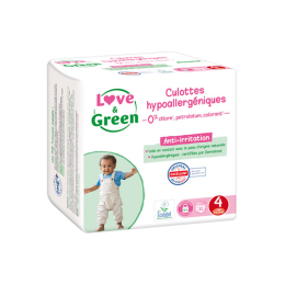 Culottes d'Apprentissage Hypoallergéniques Taille 4 (8 à 15kg) - 32 culottes