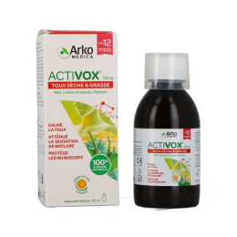 Arkomedica Activox Sirop toux sèche et grasse dès 1 an saveur orange - 175ml