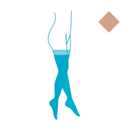 Varisma Douceur Bas Autofix de compression Classe 2 Opale - Taille 1 court