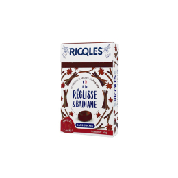 Ricqlès Bonbons Réglisse Sans Sucre - 40 g