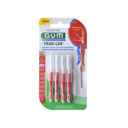 GUM Trav-Ler 1314 Brossettes interdentaires 0,8mm - 4 brossettes