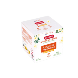Lingettes Répulsives Anti-Moustiques Parfum Monoï - 12 lingettes