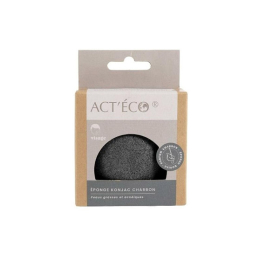 Eponge Konjac Visage Charbon - x1