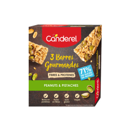Barres Gourmandes Pistache et Cacahuète - x3