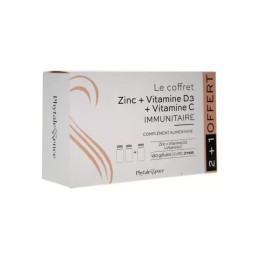 Coffret Immunité Zinc Vitamine D3 et Vitamine C - 3x60 gélules
