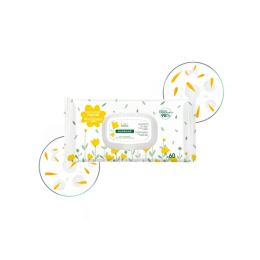Klorane Bébé Lingettes nettoyantes à l'eau - 60 unités