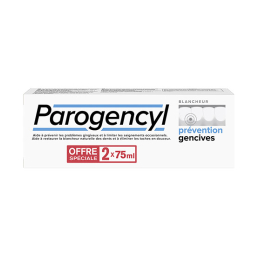Parogencyl Dentifrice Prévention Gencives Blacheur - 2x75ml