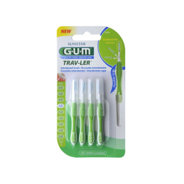 GUM Trav-Ler 1414 Brossettes interdentaires 1,1mm - 4 brossettes