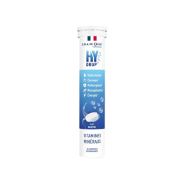 HYDROP Pastilles Hydratation Goût Neutre - 20 comprimés effervescents