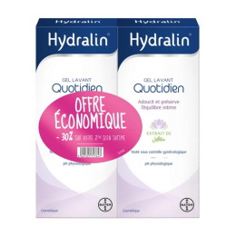 Hydralin Quotidien Gel lavant - 2x400ml