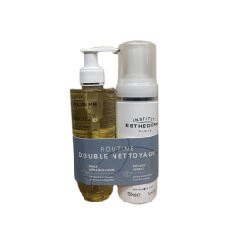 Routine Double Nettoyage - Huile Démaquillante + Mousse Pureté - 150+150ml
