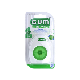 GUM Butlerweave 1855 Fil Dentaire ciré Menthe - 55ml
