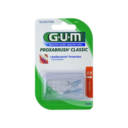 GUM Proxabrush Classic 412 Recharges Brossette interdentaire 0,9mm - 8 brossettes
