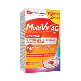 Forté Pharma Multivit 4G Energie - 60 comprimés