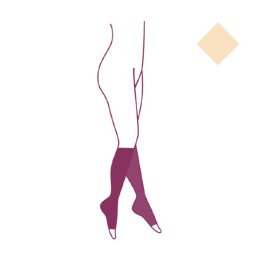 Varisma Nuances Mi-bas de compression pieds ouverts Classe 2 Nuance n°1 Intense - Taille 1+ normal