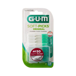 GUM Soft-Picks Original 632 Bâtonnets interdentaires Taille Medium - 50 Bâtonnets