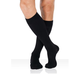 Legger Surfine Chaussettes de compression pieds fermés Classe 2 Noir fresh+ - Taille 2+ long