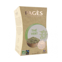 Pagès Thé vert BIO - 20 sachets