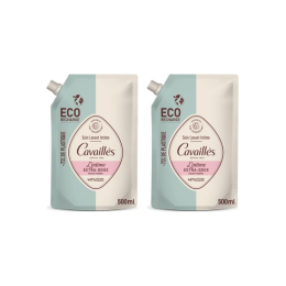 Rogé Cavaillès Soin lavant intime Extra-Doux - Lot de 2 recharges 2x500ml