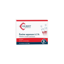Gilbert Eosine aqueuse à 2% - 10 unidoses de 2ml