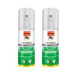 Cinq sur cinq Spray Citriodora Répulsif Végétal - 2x100ml