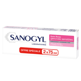 Sanogyl rose soin gencives sensibles - 2x75ml