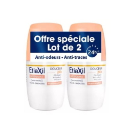 Etiaxil Déodorant Douceur 24h Roll-on - 2x50ml