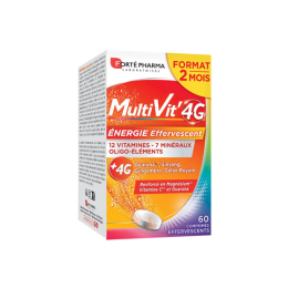 Multivit' 4G Energie - 60 comprimés effervescents