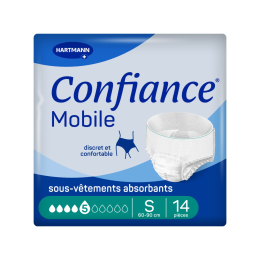 Confiance Mobile Culottes Absorbantes 5 Gouttes Taille S - 14 pièces
