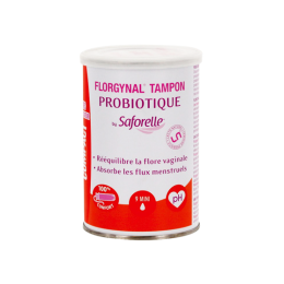 Saforelle Florgynal tampon compact probiotique mini  - x9