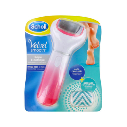 Scholl Velvet smooth râpe électrique anti-callosités + gommage peaux sèches