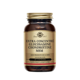 Solgar Extra concentré Glucosamine Chondroïtine MSM - 60 comprimés