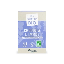 Vitavea Les Essentiels BIO Rhodiola & Lavande - 20 gélules