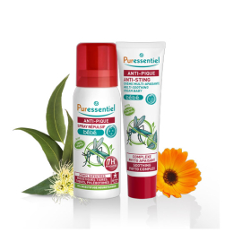 Kit Anti-Pique Bébé - Spray Répulsif + Crème Apaisante - 60+30ml