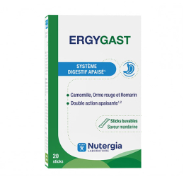 Nutergia Ergygast Système digestif apaisé - 20 sticks buvables