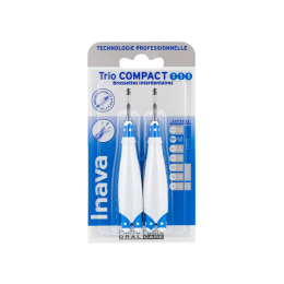 Inava Trio Compact brossettes interdentaires 0,8mm - 2 brossettes