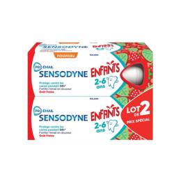 Pro-Email Dentifrice Enfants Arome Fraise - 2x50ml