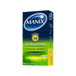 Manix Endurance longue durée time control - 14 préservatifs