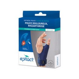 Epitact Orthèse Pouce rigide de repos - Droite Taille S