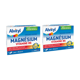 Alvityl Magnésium Vitamine B6 - 2 boîtes de 45 comprimés