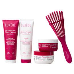 Routine Cheveux Frisés et Crépus  - Shampoing, Après-Shampoing, Masque, Crème de Soin