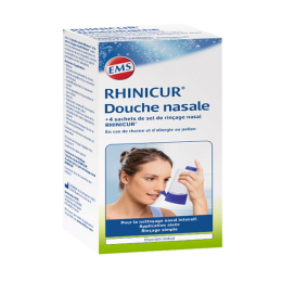 Rhinicur Douche nasal + 4 sachets de sel de rinçage nasal