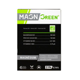 Aragan Synactifs Magngreen BIO - 45 gélules