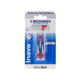 Inava Trio Compact/Flex Recharge Brossettes interdentaires 1,5mm - 3 brossettes